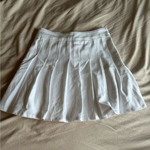 Pleated White Hollister Tennis Skirt